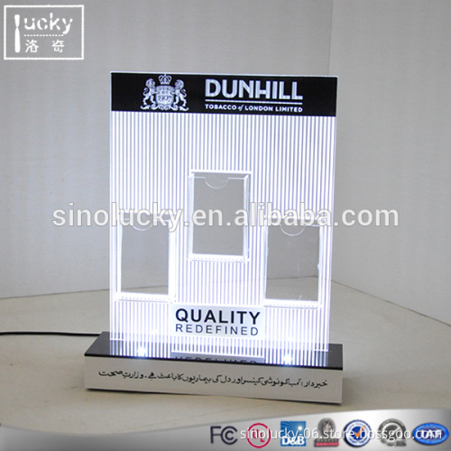 Nice looking acrylic cigarette display case